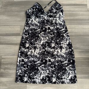 Athleta Black and White Mini Dress